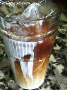 Iced coffee