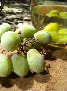 frozen grapes