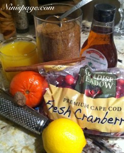 cranberry sauce ingredients