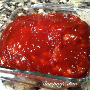 meatloaf with ketchup