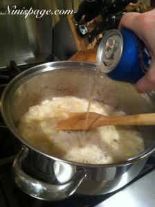 deglazing with beer