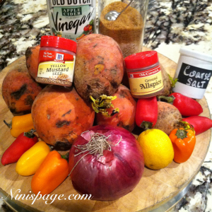Pickled Beets Ingredients