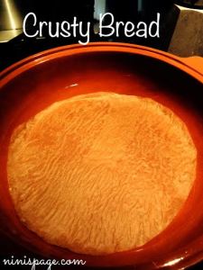 Parchment paper lined dish