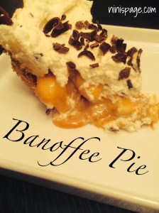 Banoffee Caramel Pie